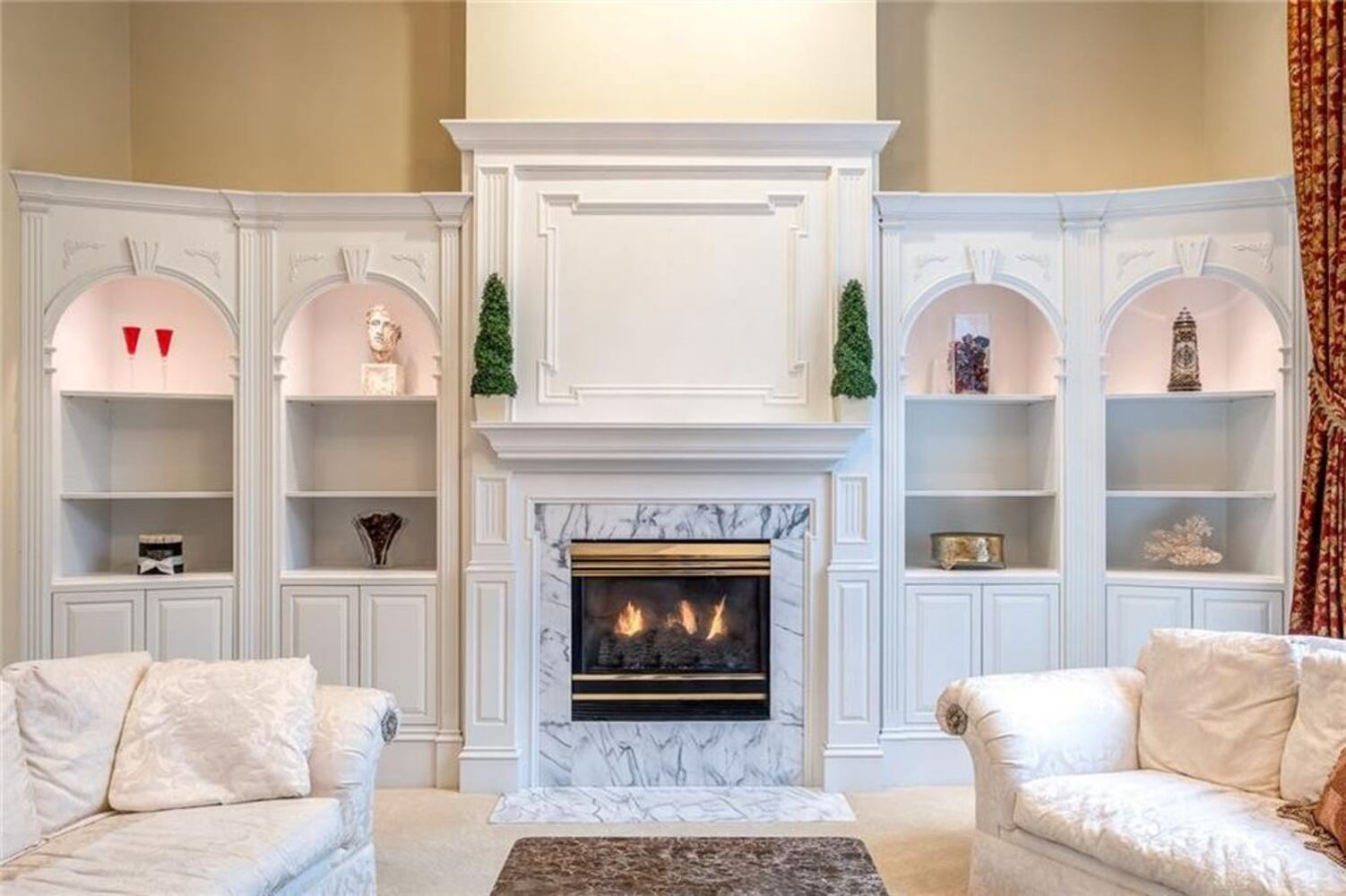 French country-style home offers grand social areas