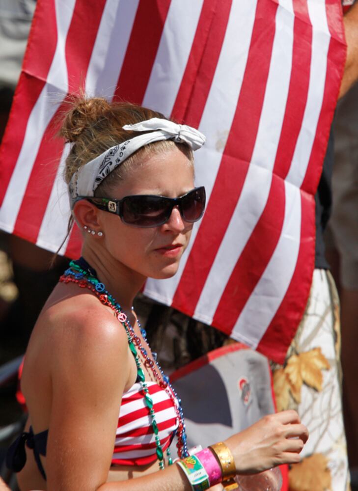 Patriotic Fashion at Country Concert