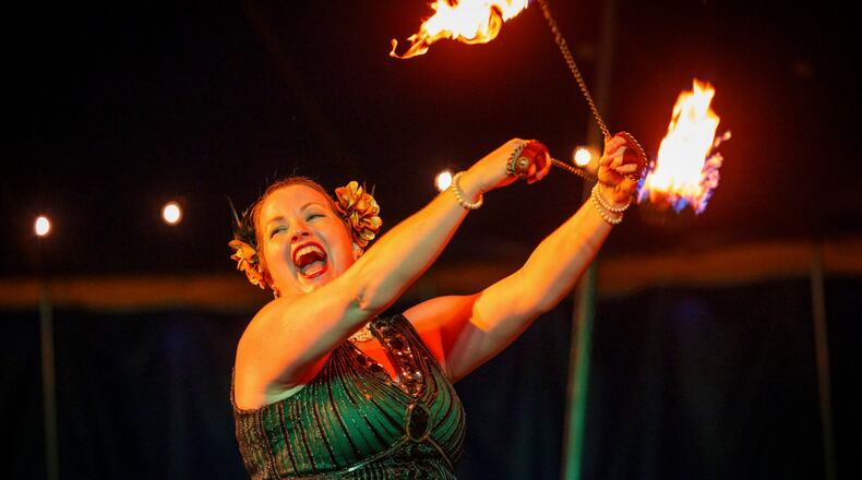 The 20th Century Circus will take place at the Ohio Renaissance Park weekends July 18-27. Contributed
