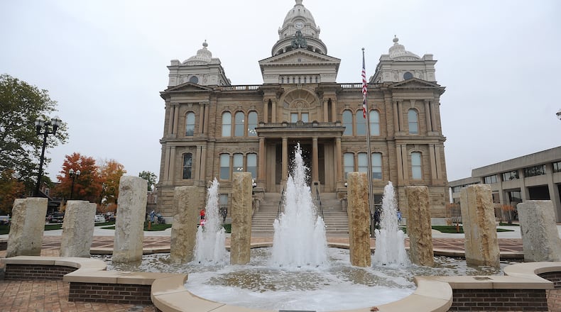 Miami County Courthouse in Troy, 2020. MARSHALL GORBY\STAFF