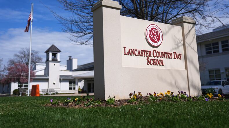 Lancaster Country Day School in Lancaster, Pa., Wednesday, March 25, 2026. (AP Photo/Matt Rourke)