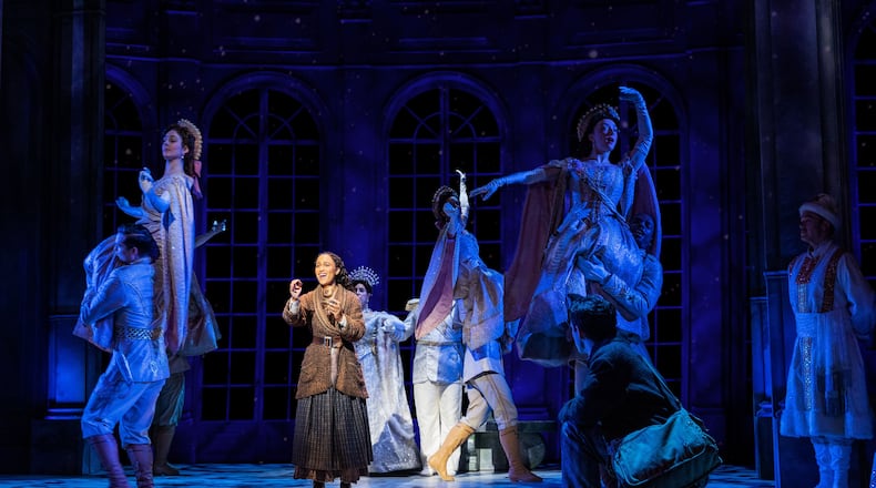Veronica Stern portrays Anya in the North American Tour of "Anastasia" opening at the Schuster Center in Dayton Tuesday. EVAN ZIMMERMAN FOR MURPHY MADE/COURTESY PHOTO