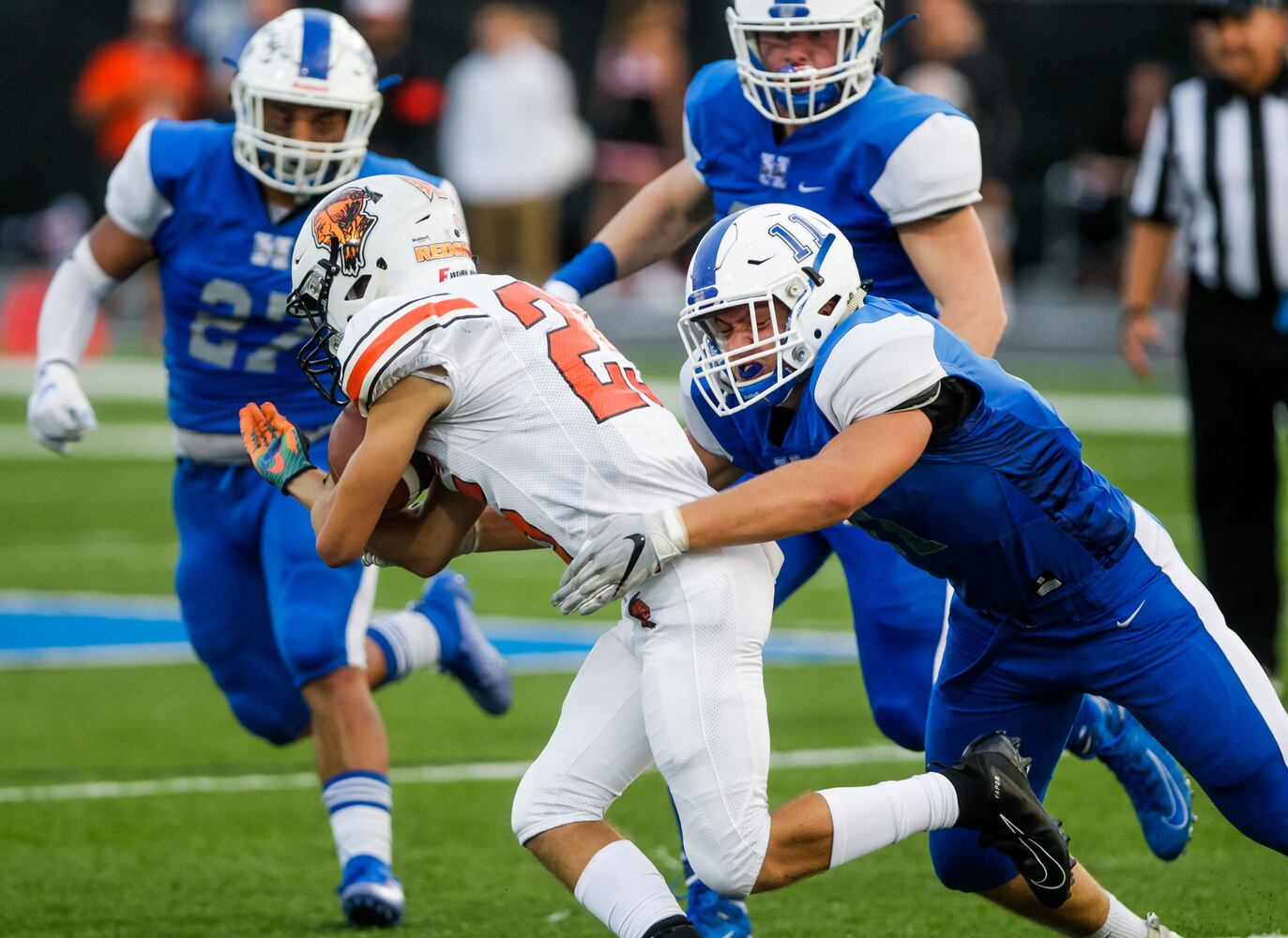 Hamilton Big Blue Football beats Anderson