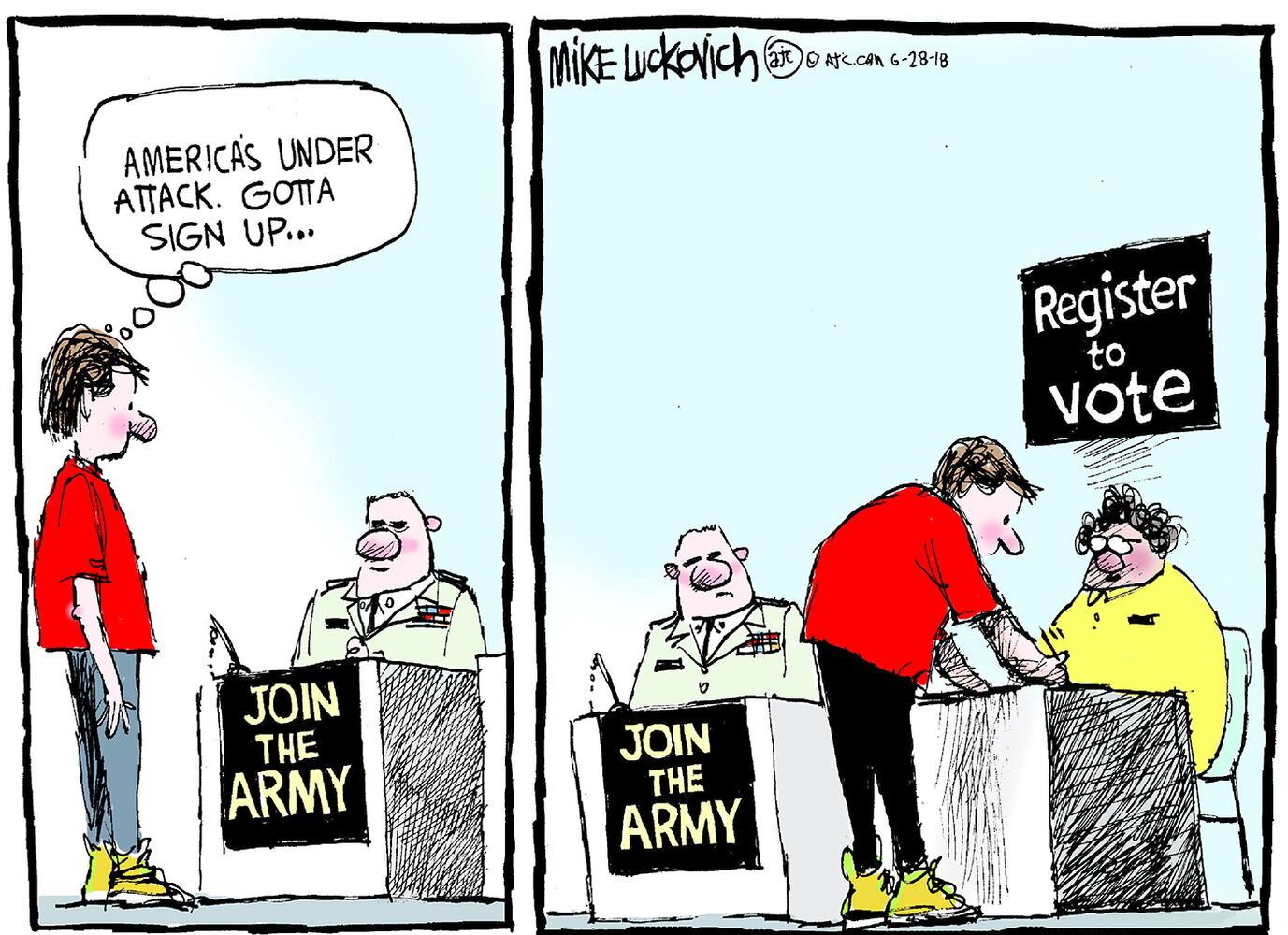 Week in cartoons: Supreme Count rulings, Harley-Davidson, and more