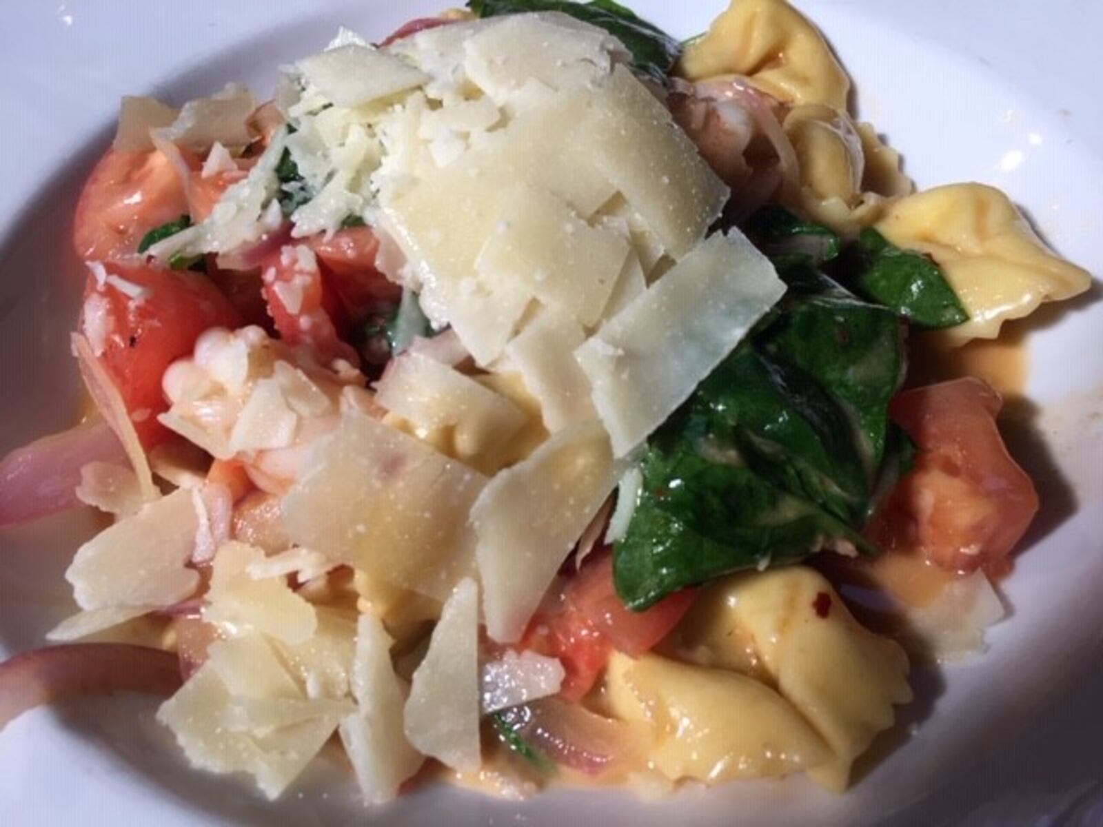Coco's Bistro has added to the menu shrimp scampi ($17) made with cheese tortellini, shrimp, tomato, red onion, spinach, butter, shaved Italian cheese. CONTRIBUTED