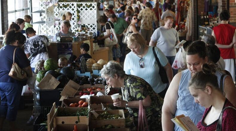 The 2nd Street Public Market will reopen indoor space Saturday, July 17. STAFF FILE PHOTO