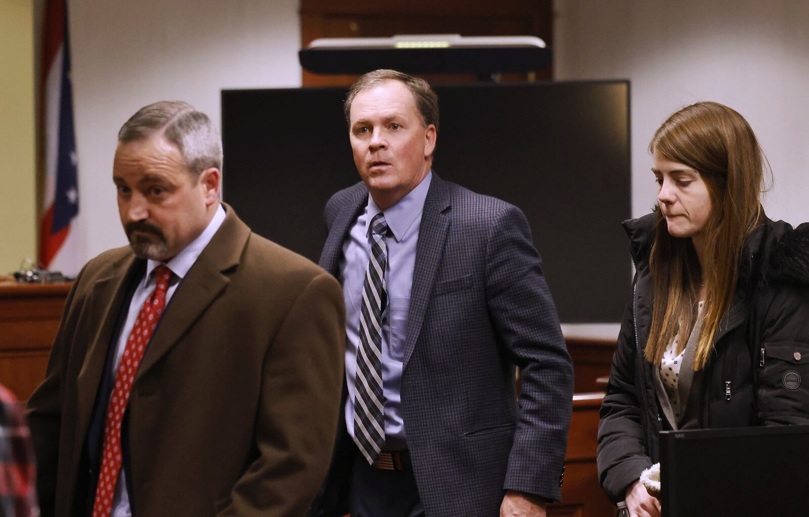 A jury came back just before 6 p.m. with a verdict in the case against Butler County Auditor Roger Reynolds Wednesday, Dec. 21, 2022 in Butler County Common Pleas Court in Hamilton. Reynolds was found not guilty on counts 1 through 4 for bribery, unlawful interest in a public contract, unlawful use of authority and unlawful interest in a public contract. He was found guilty on count 6 of unlawful interest in a public contract. NICK GRAHAM/STAFF