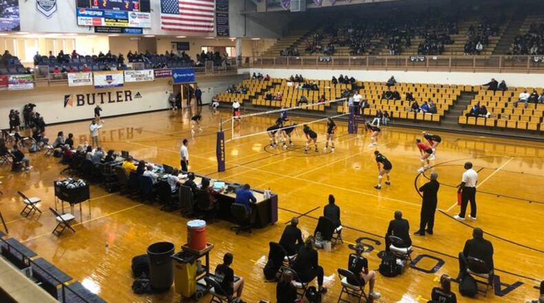 Tippcanoe lost to Gilmour Academy on Friday in the Division II volleyball state semifnals at Butler High School. OHSAA photo