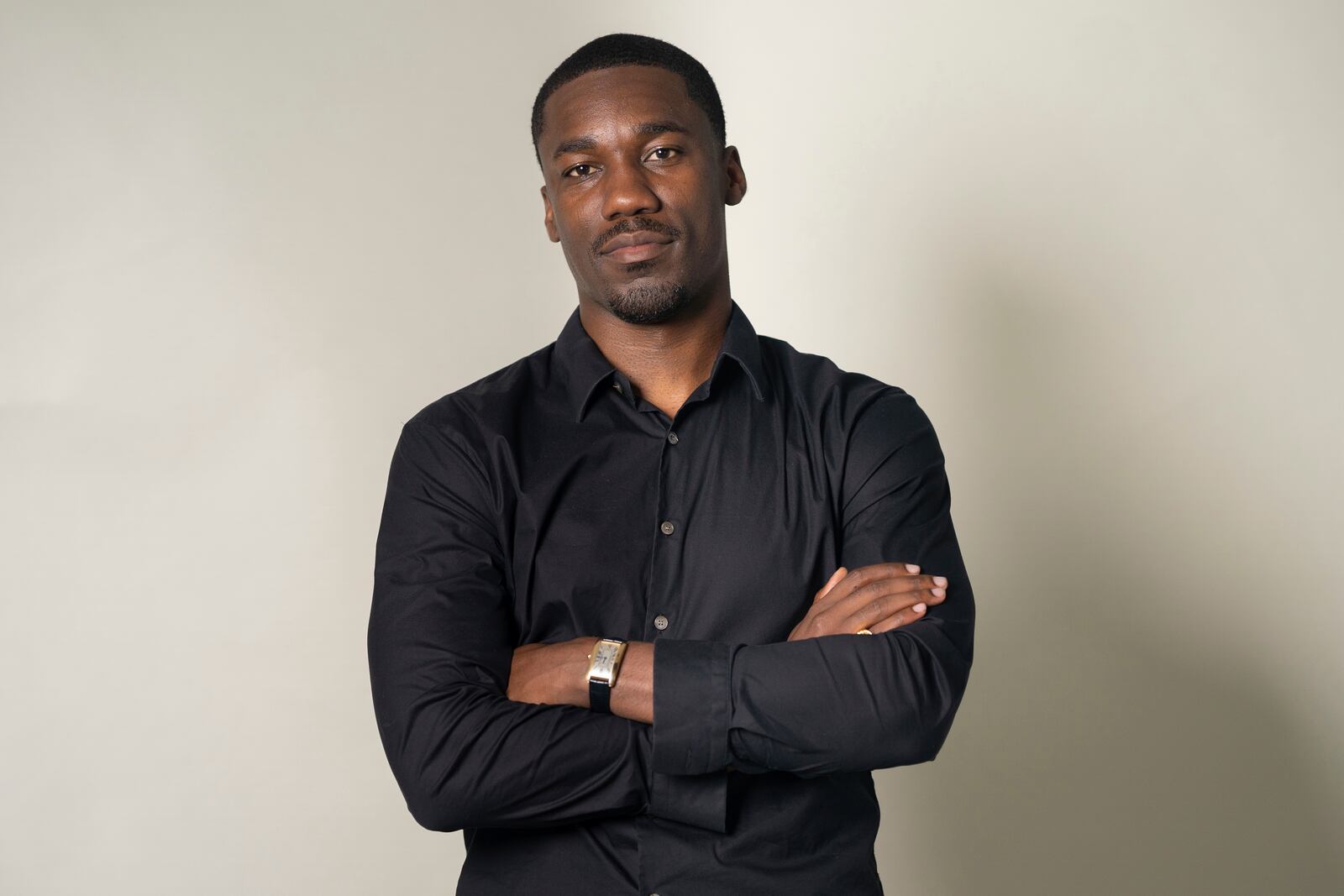 Giveon poses for a portrait on Thursday, May 29, 2025, in New York. (AP Photo/Gary Gerard Hamilton)