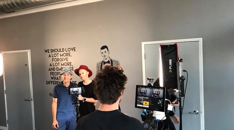 Vince (left) and Joshua Ladner recently launched Blown Away by J Ladner with Jessica Lippy, Joshua Ladner's sister.