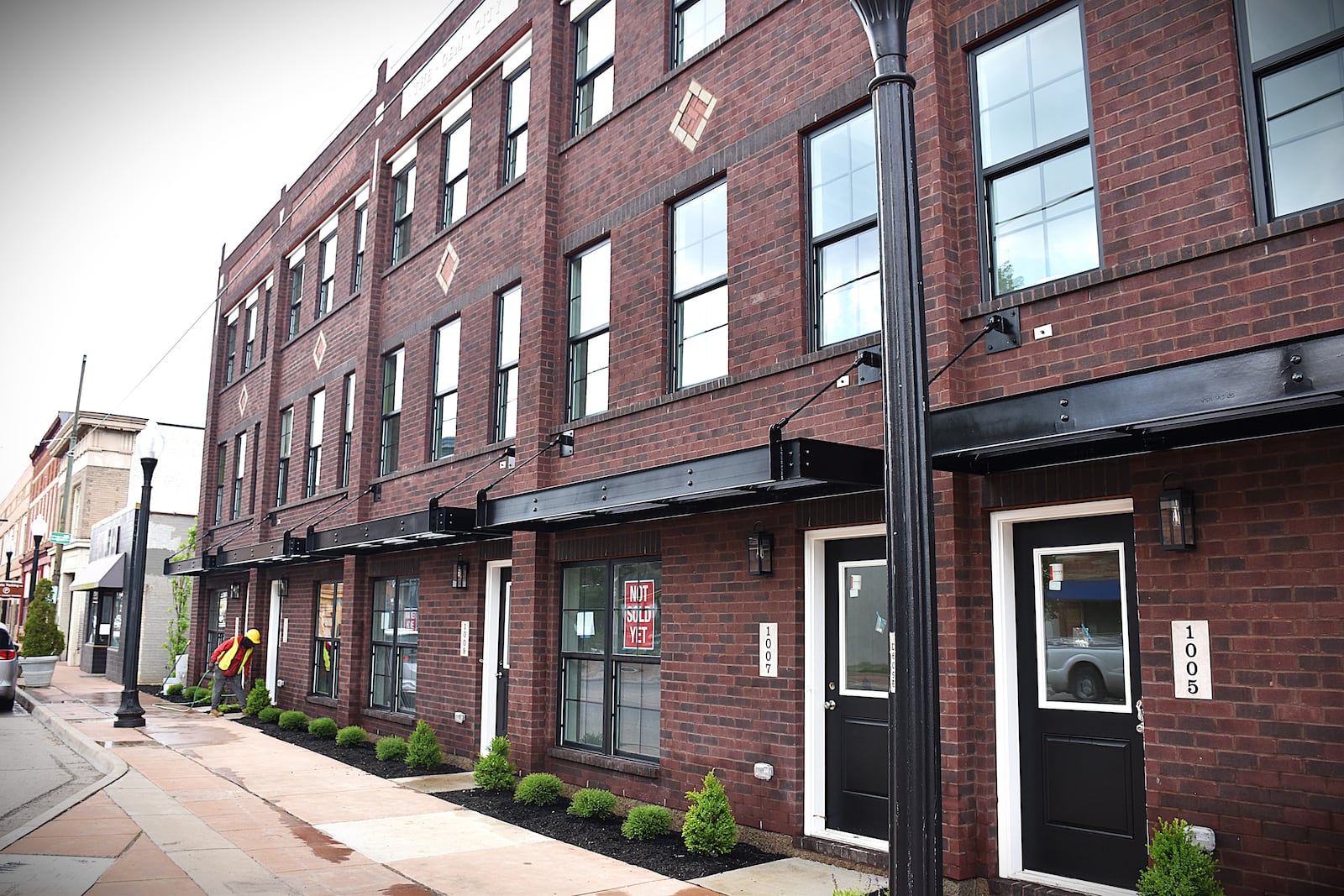 The Townhomes at Wright Dunbar is a new townhome project on the 1000 block of West Third Street in West Dayton. CORNELIUS FROLIK / STAFF