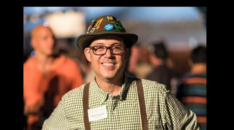 Daytonian of the Week Michael Roediger at Dayton Art Institute's Oktoberfest.
