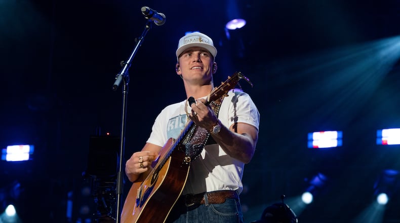 Parker McCollum performs during CMA Fest 2022 on Sunday, June 12, 2022, at Nissan Stadium in Nashville, Tenn. (Photo by Amy Harris/Invision/AP)