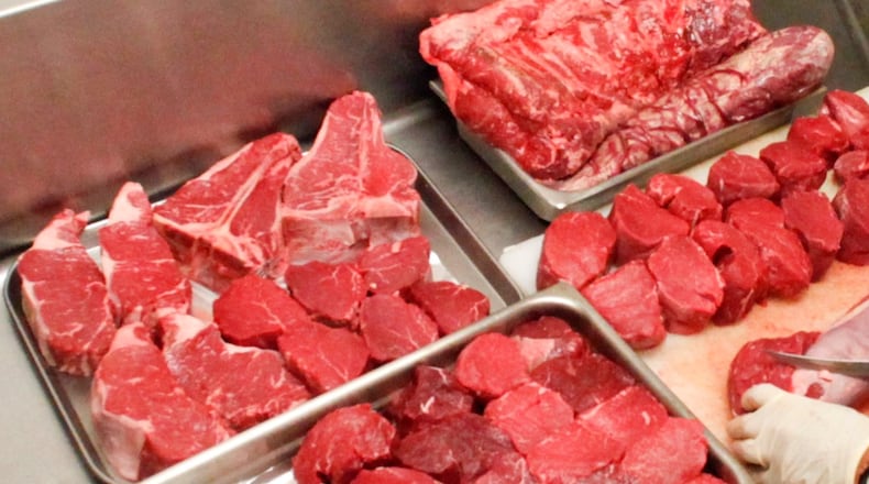 Pine Club steaks. Staff File Photo by Chris Stewart