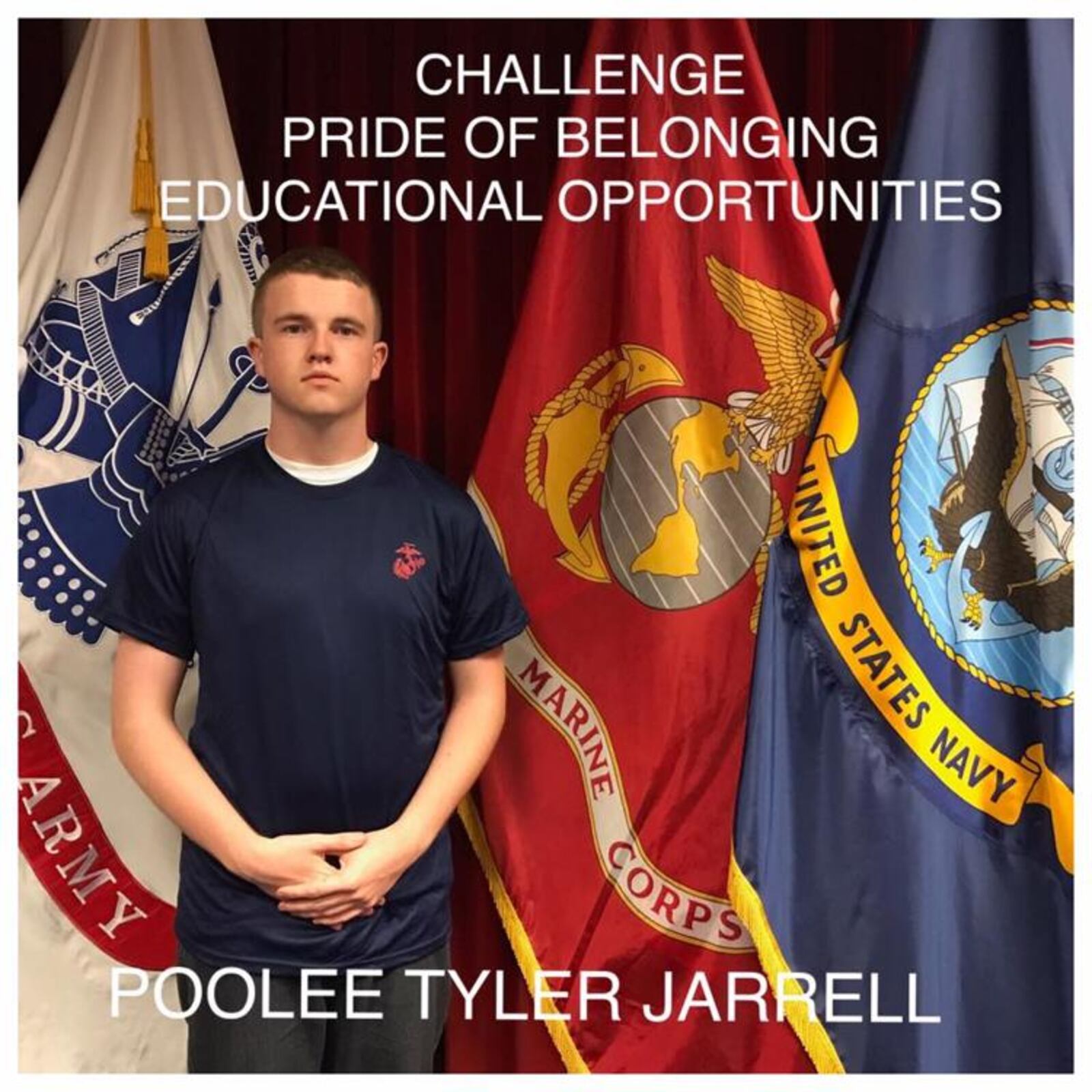 Tyler Jarrell, 18, of Columbus, Ohio, recently enlisted in the Marine Corps was killed and seven others were injured, five critically, when a ride malfunctioned on the opening day of the 2017 Ohio State Fair in Columbus.(United States Marine Corps Recruiting South Columbus)