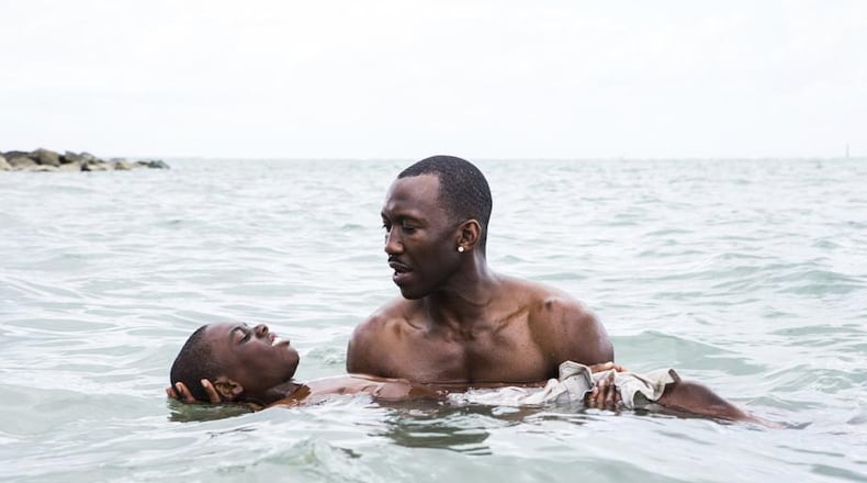 Scene from Moonlight. Centerville grad Hannah Beachler was the movie's production designer.