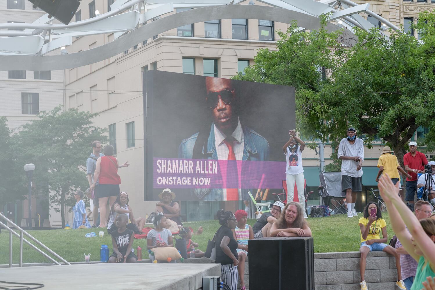 PHOTOS: Shamarr Allen kicks off the 2021 Levitt Pavilion Dayton concert season!