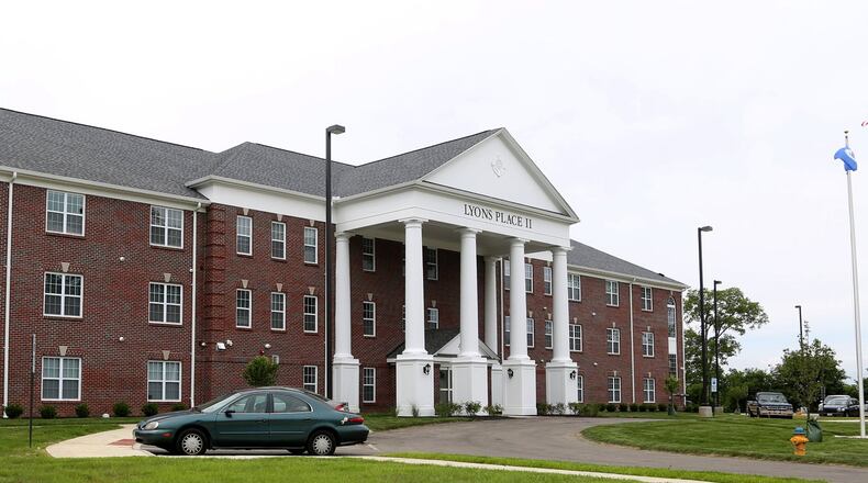 Lyon’s Place II, on the Dayton VA Medical Center campus, is a 55-unit affordable housing building for low income senior veterans. LISA POWELL / STAFF