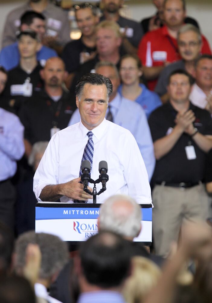Mitt Romney at Jet Machine in Cincinnati