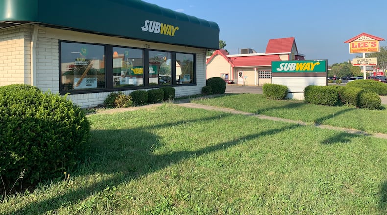 The Subway on West Main Street in Xenia has permanently closed, according to a sign from management on the door of the business. NATALIE JONES/STAFF
