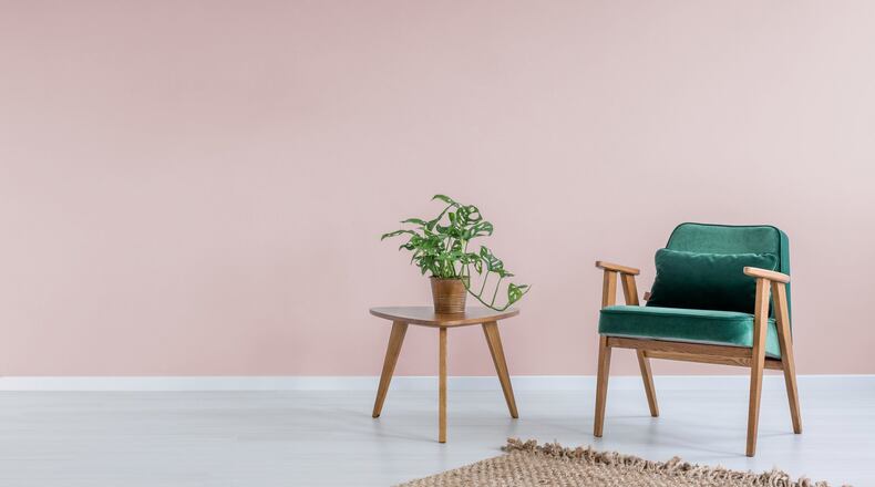 Blush tones, mid-century minimalism and accent walls are on the chopping block as we head into 2019. (Dreamstime)