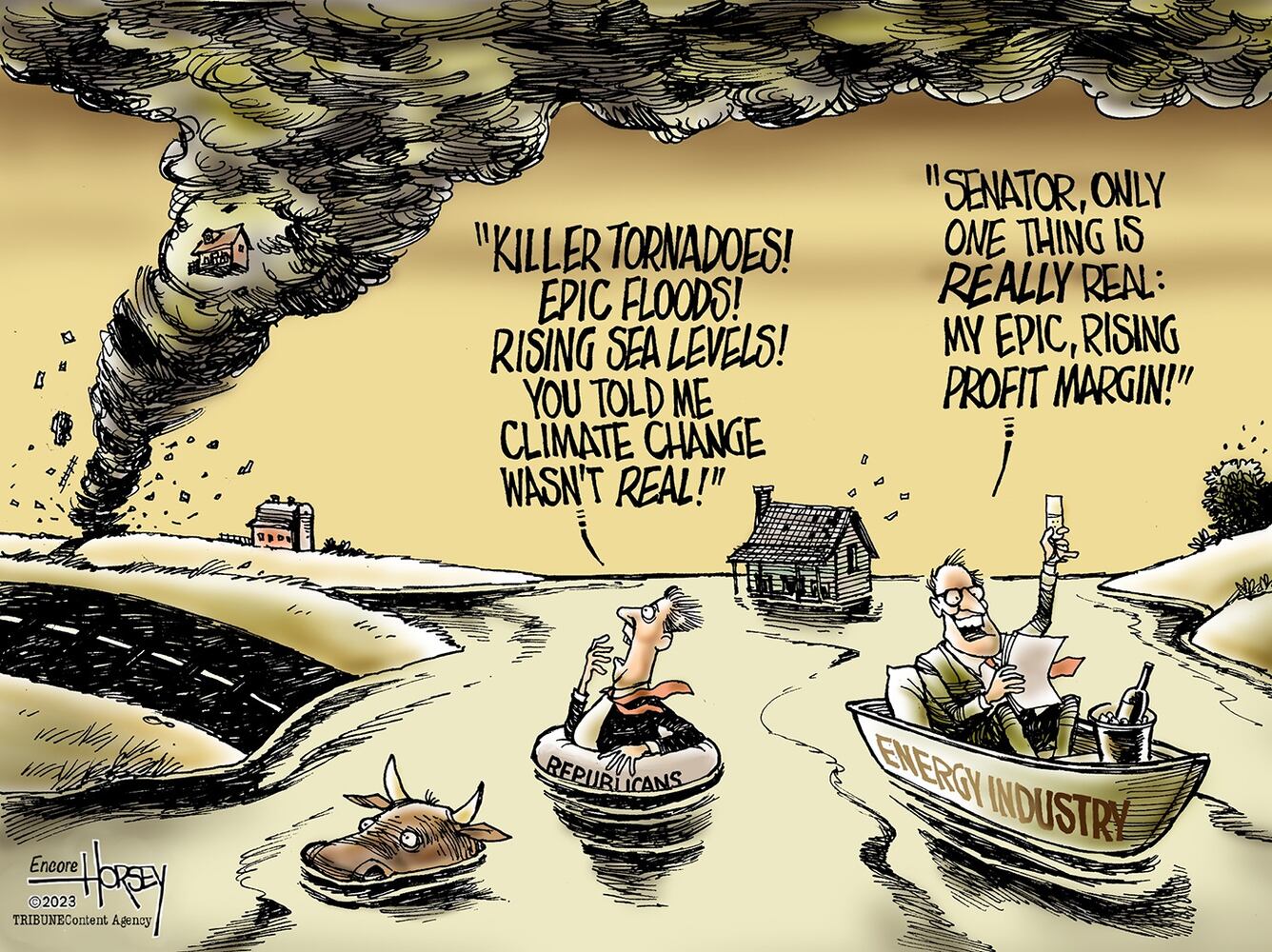 CARTOONS: David Horsey, Oct. 16, 2023