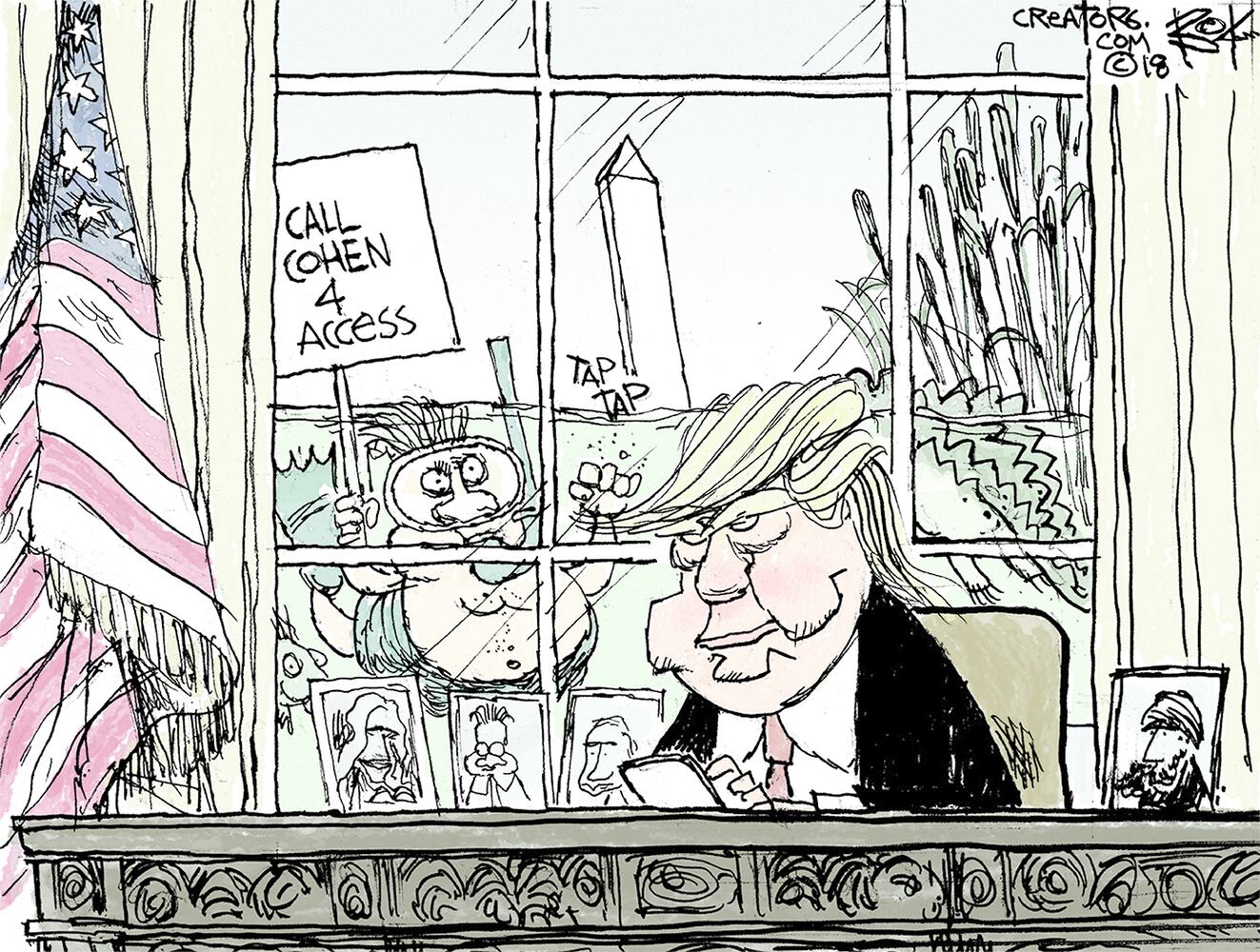 Week in cartoons: Sports betting, swamp draining and more