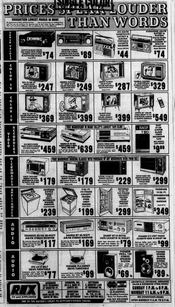 Vintage Dayton Daily News advertisement