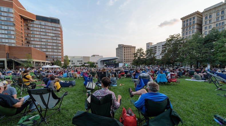 Big Bad Voodoo Daddy played a free concert at Levitt Pavilion in downtown Dayton on Thursday, Sept. 15, 2022. Among the latest PDAC proposals: $150,000 for the Levitt Pavilion. TOM GILLIAM / CONTRIBUTING PHOTOGRAPHER