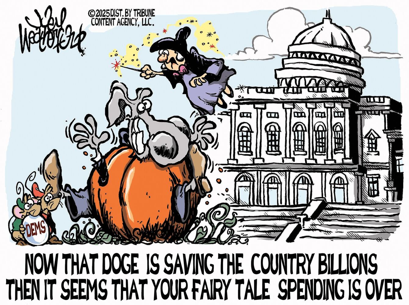 CARTOONS: Joey Weatherford, March 9, 2025