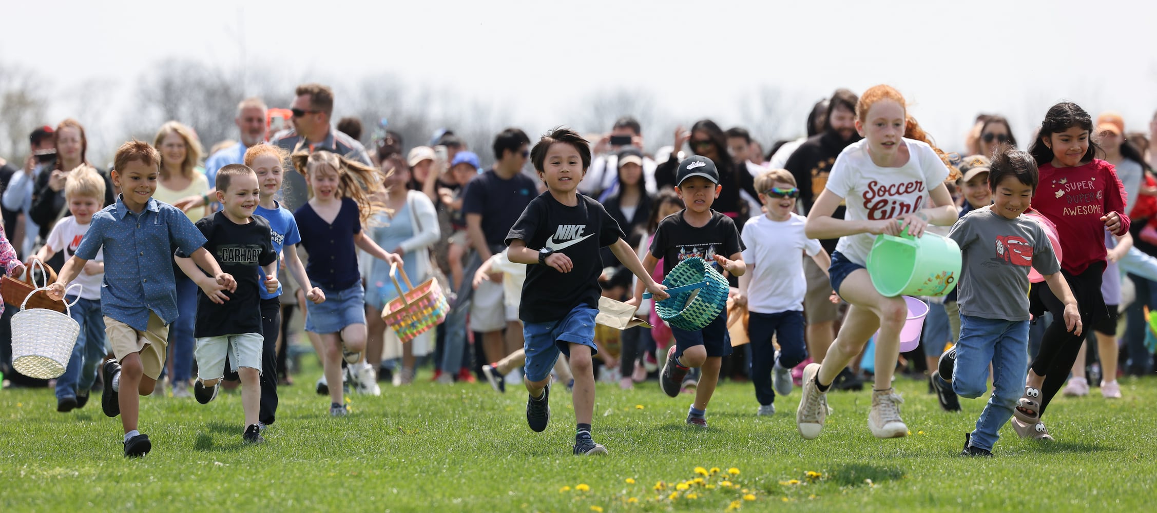 Young's Jersey Dairy Easter egg hunt