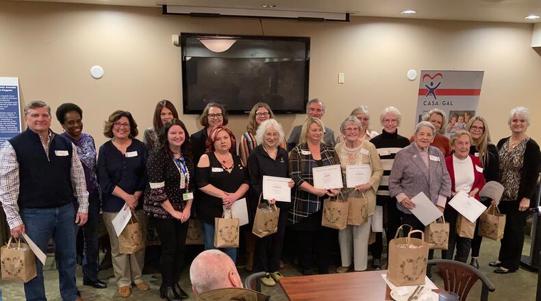 Over 20 CASA volunteers were recognized recently for their service to children in the Greene County juvenile justice system. CONTRIBUTED