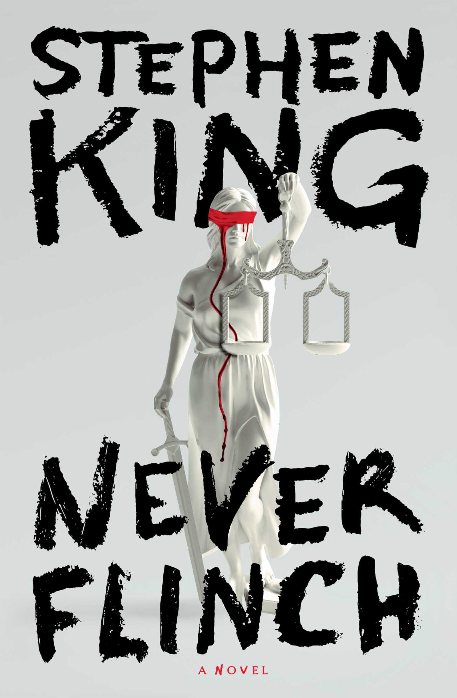 This cover image released by Scribner shows "Never Flinch" by Stephen King. (Scribner via AP)