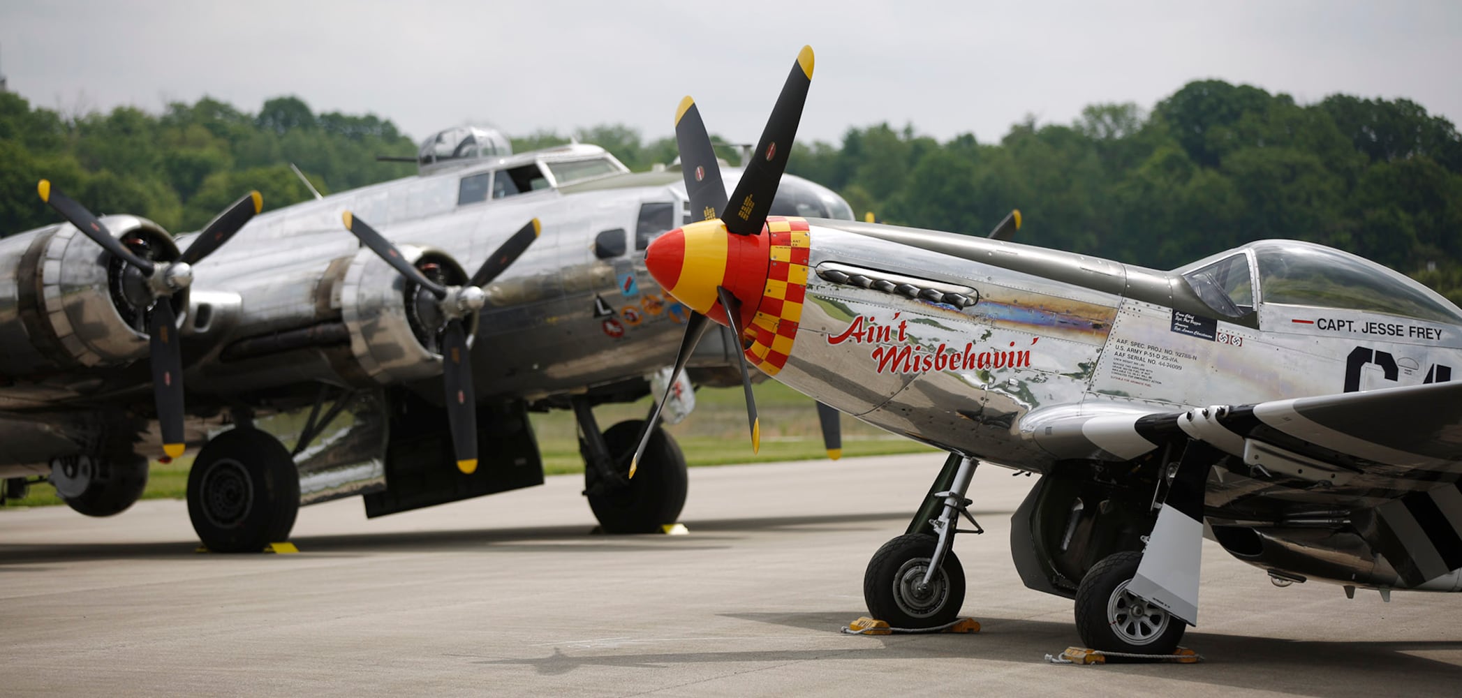 Real flying planes a big part of Air Force Museum fetivities