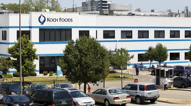 Koch Foods in Fairfield, which has 1,050 employees, plans to hire for 150 new positions. The company is one of Butler County’s top employers. STAFF FILE PHOTO