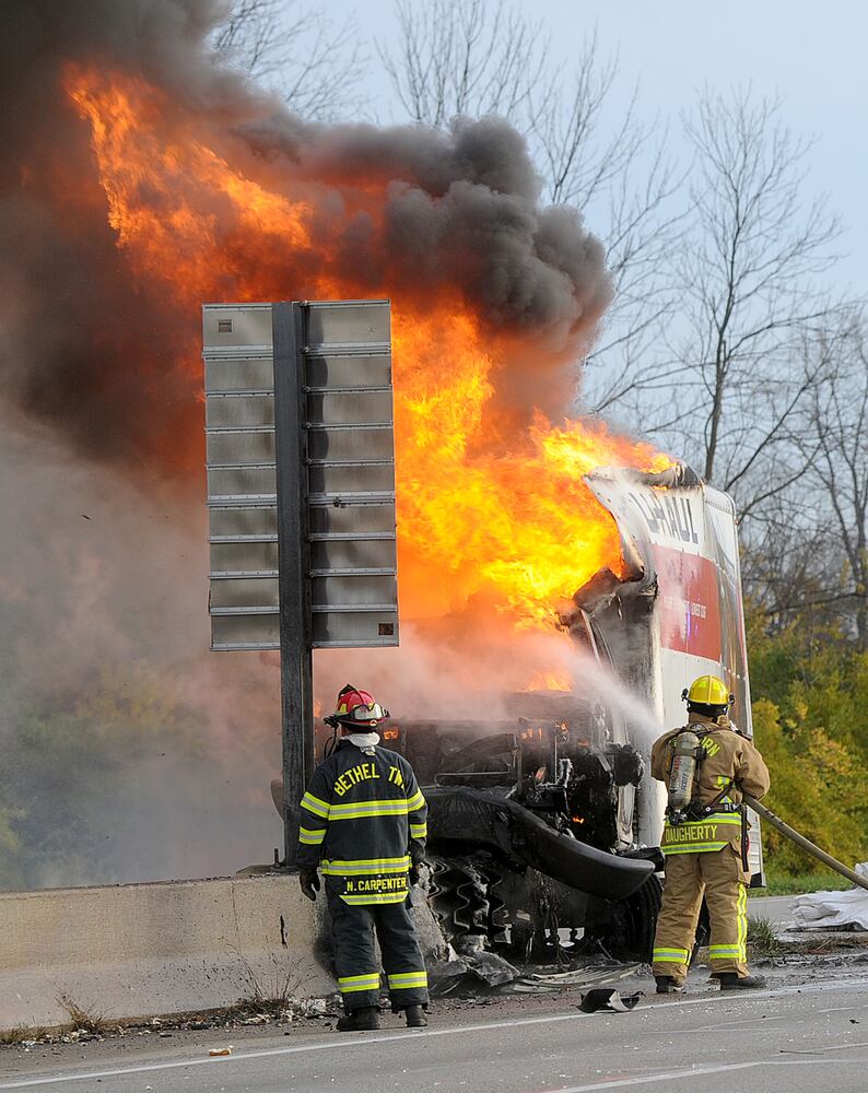 U-Haul Truck Fire