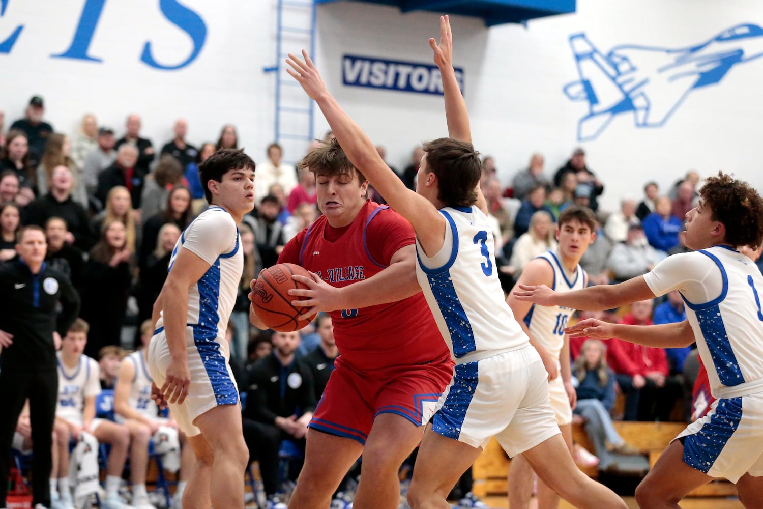 Tri Village Franklin Monroe basketball