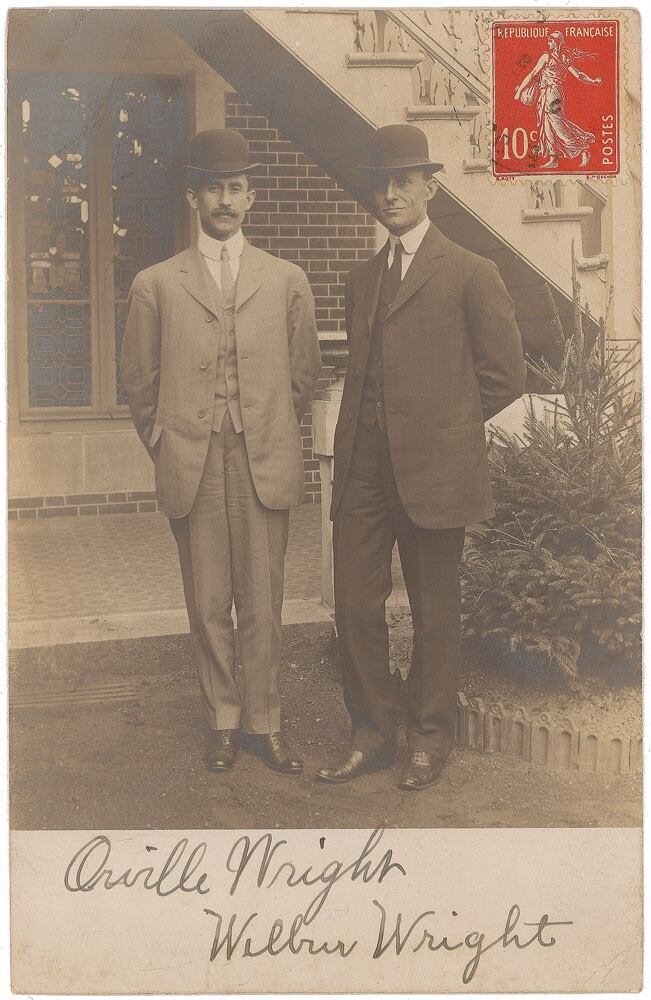 Rare photo of Wright Brothers
