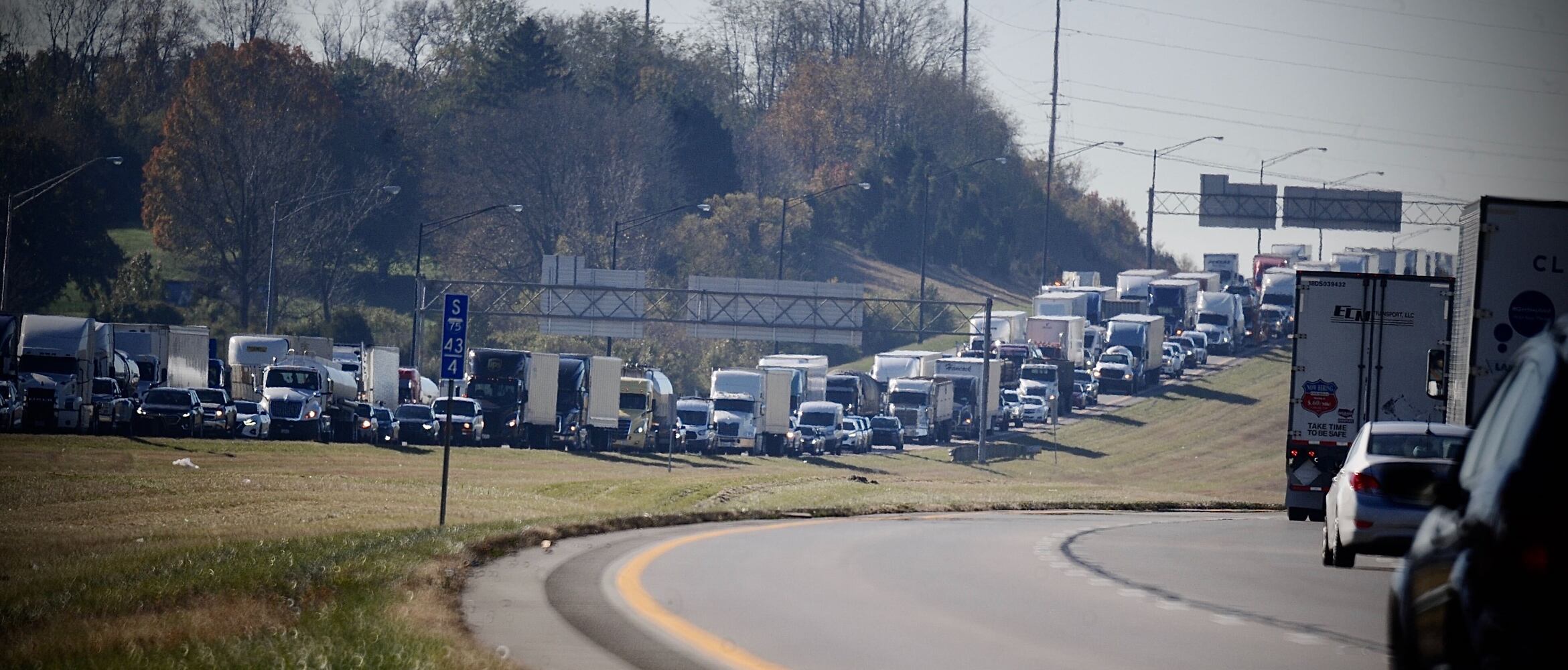 I 75 North Fatal Pedestrian Strike