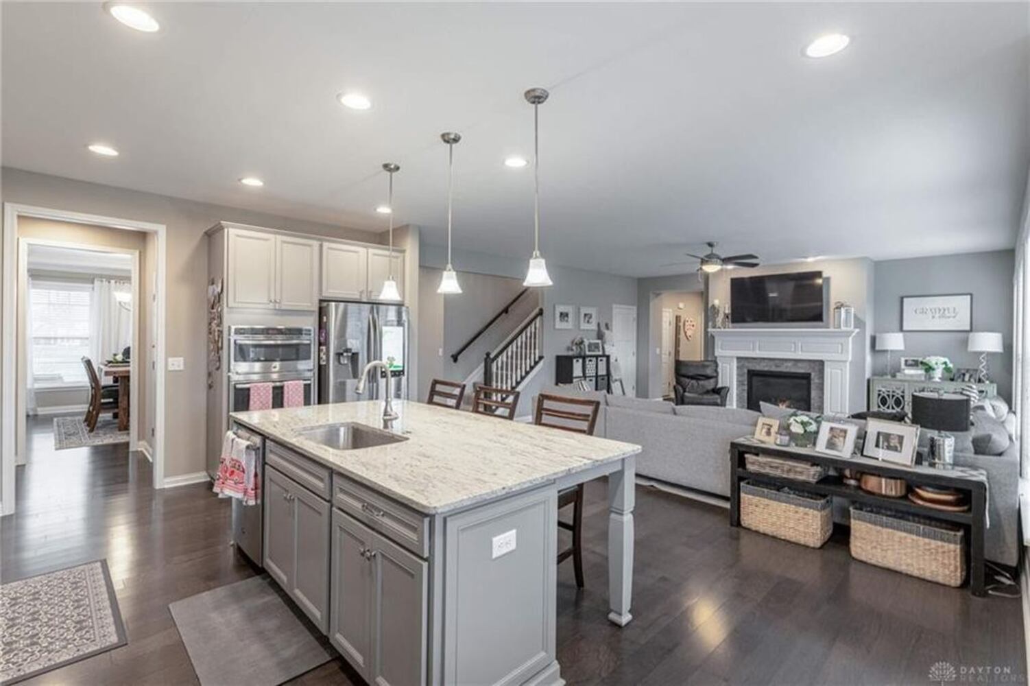 Centerville area brick-and-plank home offers open concept rooms