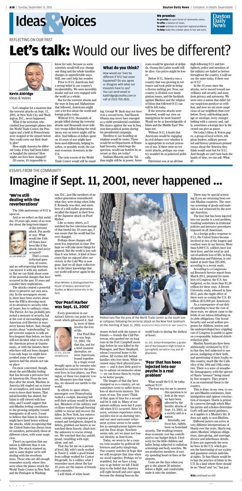 Sept. 11, 2011: A17 Dayton Daily News