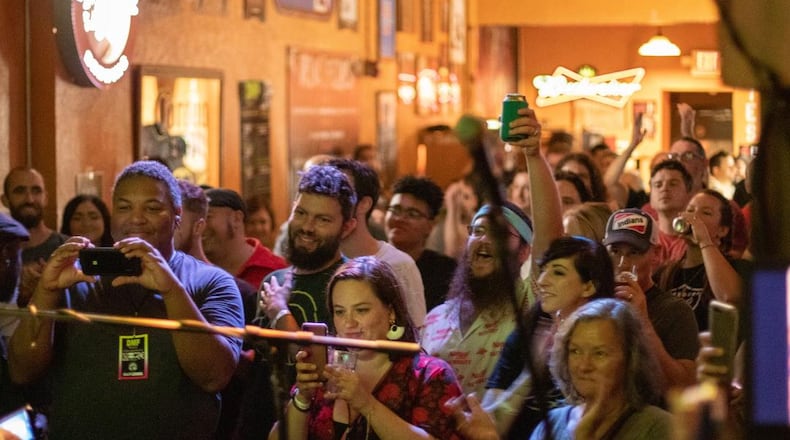 Patrons attend the Dayton Music Fest, which returns Oct. 21 and 22 at Blind Bob's and Yellow Cab Tavern in downtown Dayton. CONTRIBUTED