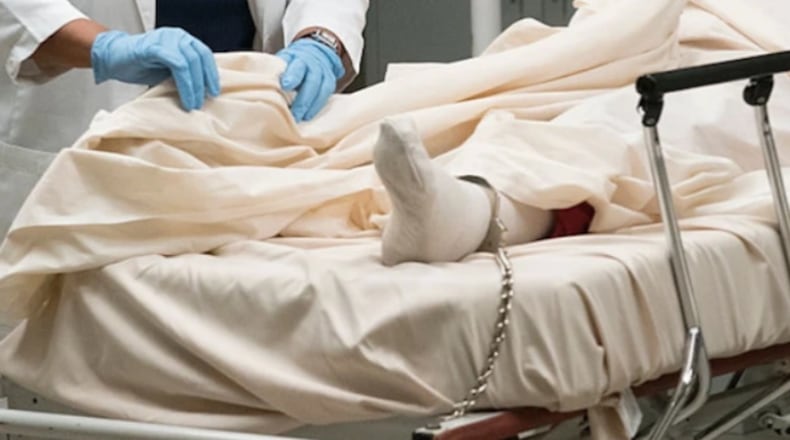 Shackling or handcuffing pregnant or postpartum women would be prohibited, if a bill sponsored by Kettering Republican state Sen. Peggy Lehner becomes law. Getty Image