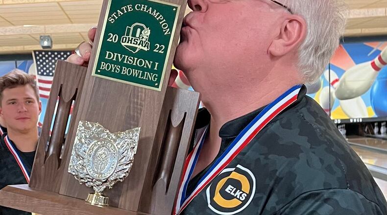 Greater Dayton USBC hall of famer Andy Parker coached a Centerville boys team that won both a state and national title in 2022 - CONTRIBUTED