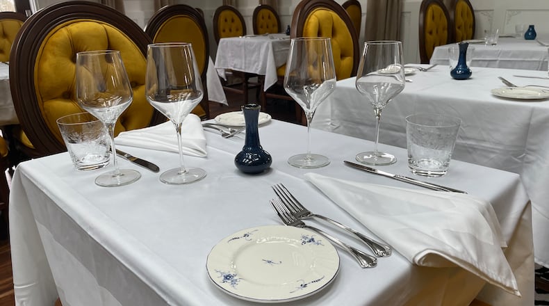 Manna, a fine dining restaurant with two bars, is opening at 61 W. Franklin St. in Centerville's historic Uptown neighborhood. NATALIE JONES/STAFF