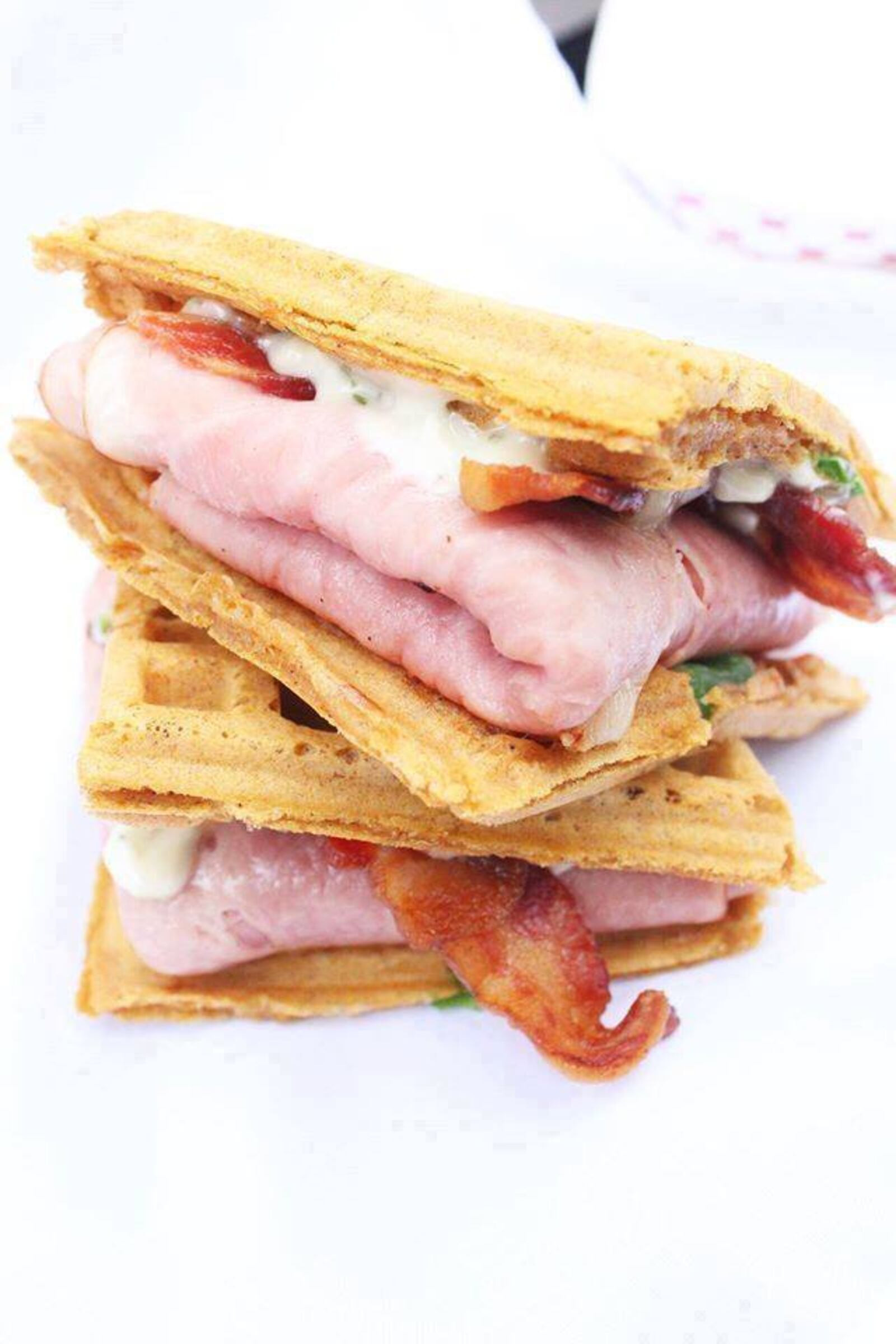 The War Pig sandwich from Drunken Waffle, Twisted Taco.