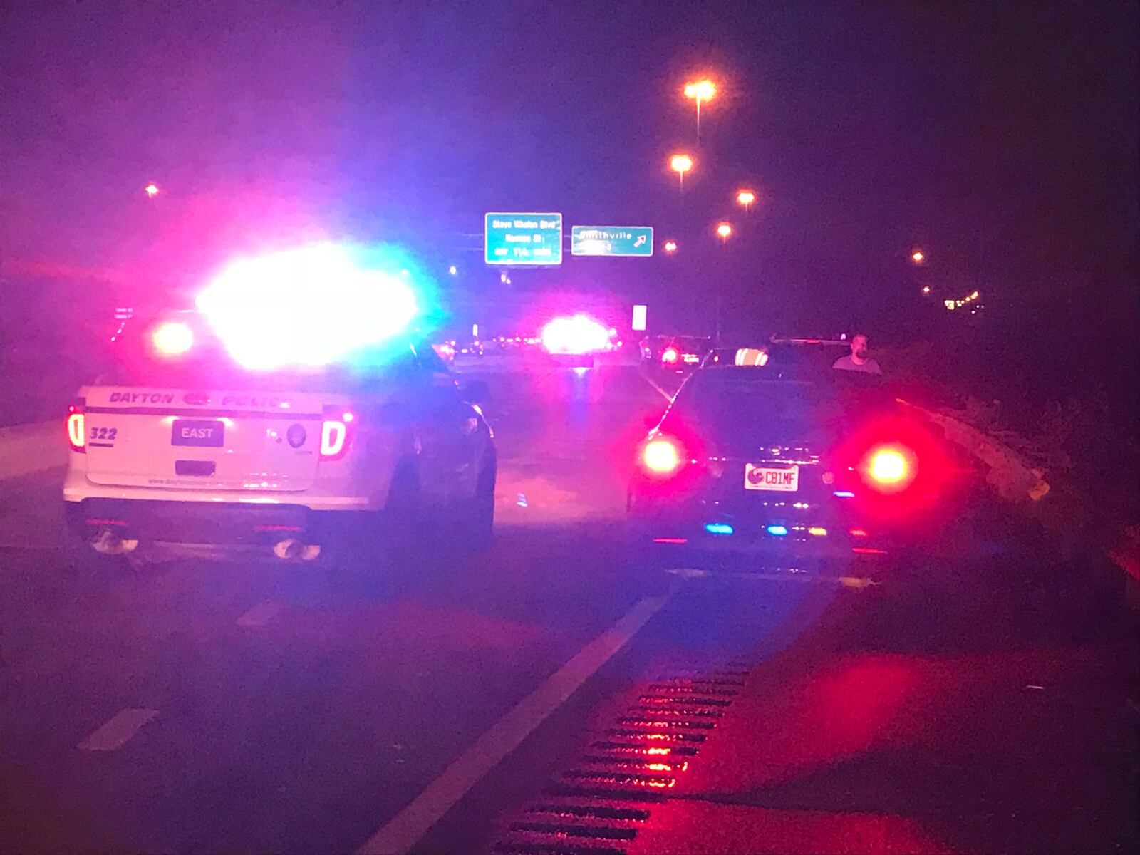 Dozens of motorists pull over on W U.S. 35 May 26, 2018, after their vehicles were damaged by thrown rocks.