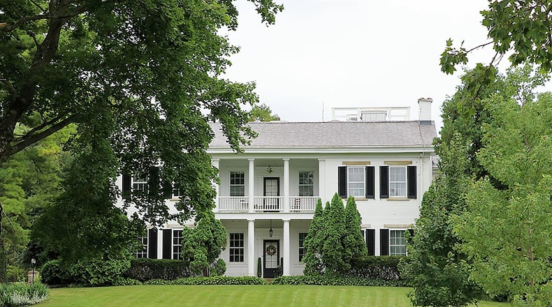 Dating back to 1831, the Mayflower Mansion was built in the Greek revival style with Federal elements. Nestled at the end of a gated, tree-line paved driveway, the frame house has had two additions, including an expansive tavern room for about 10,885 sq. ft. of living space. CONTRIBUTED PHOTO BY KATHY TYLER