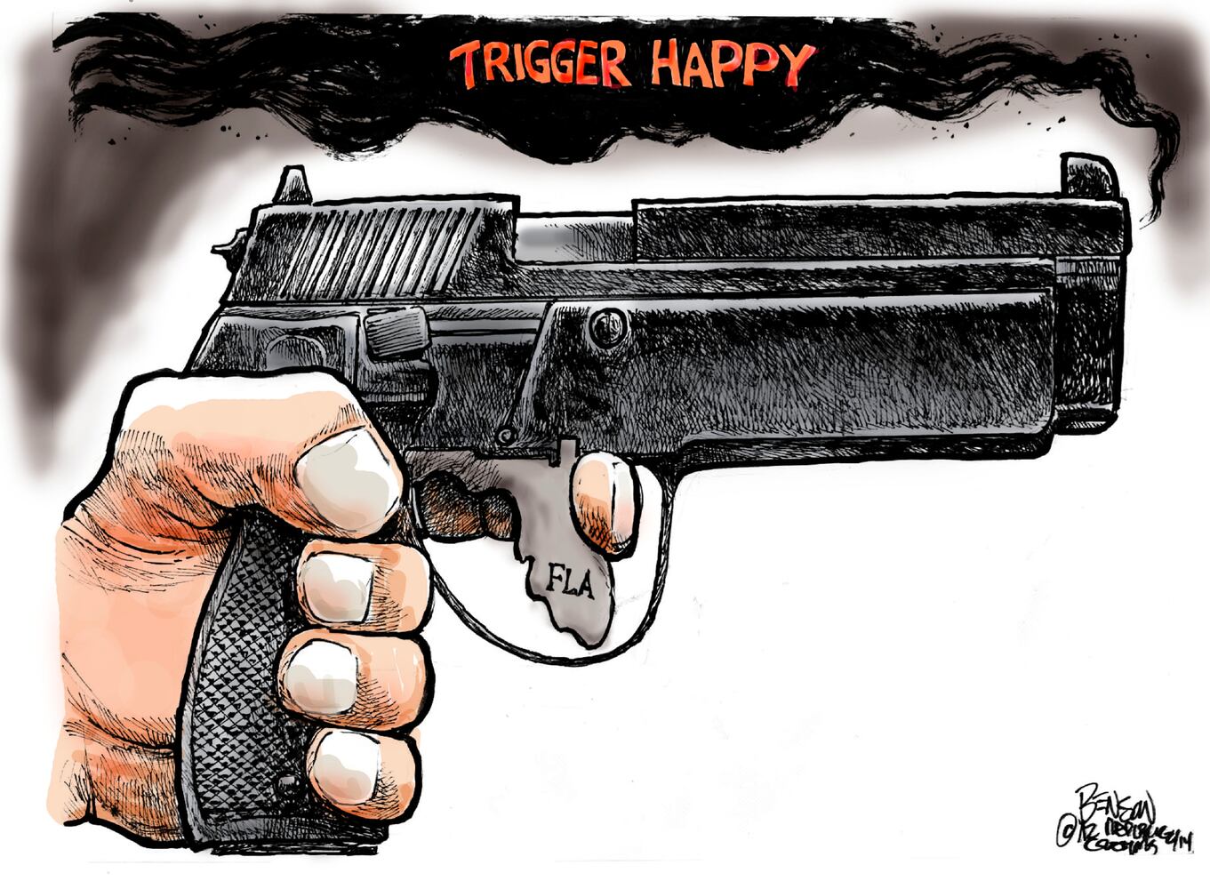 Cartoon by Steve Benson