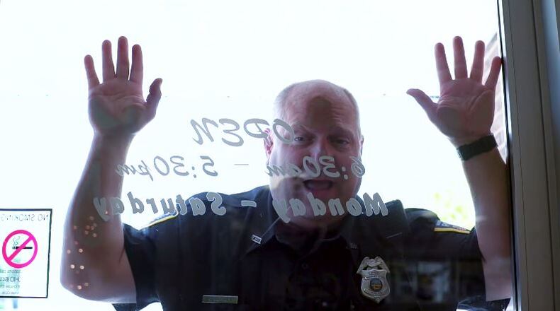 Police departments across the country are issuing and answering a lip sync challenge. The Middletown Police Department’s video features Officer Chris Alfrey pounding on the door of a closed Central Pastry.